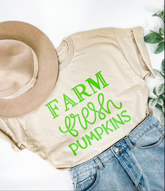 Farm fresh pumpkins tee